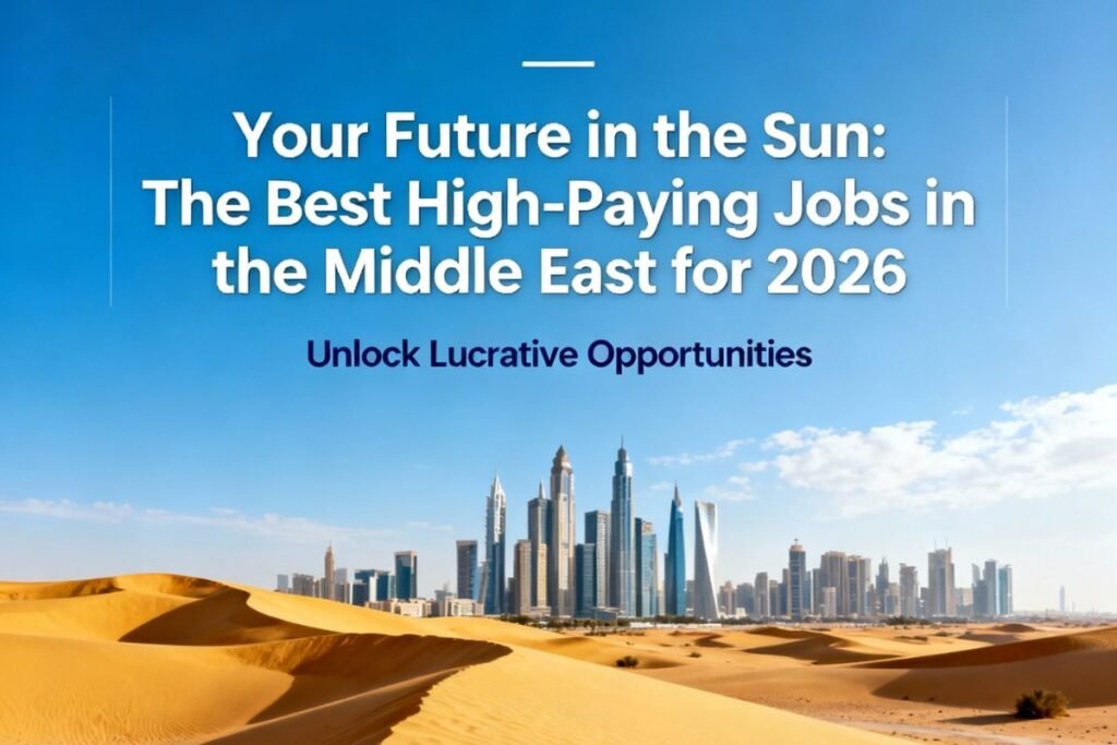 Your Future in the Sun: The Best High-Paying Jobs in the Middle East for 2026